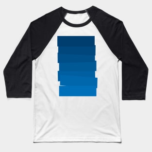 Stack of Blue Blocks Baseball T-Shirt